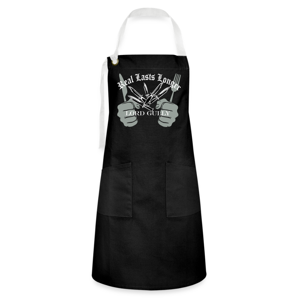 Artisan Apron - black/white