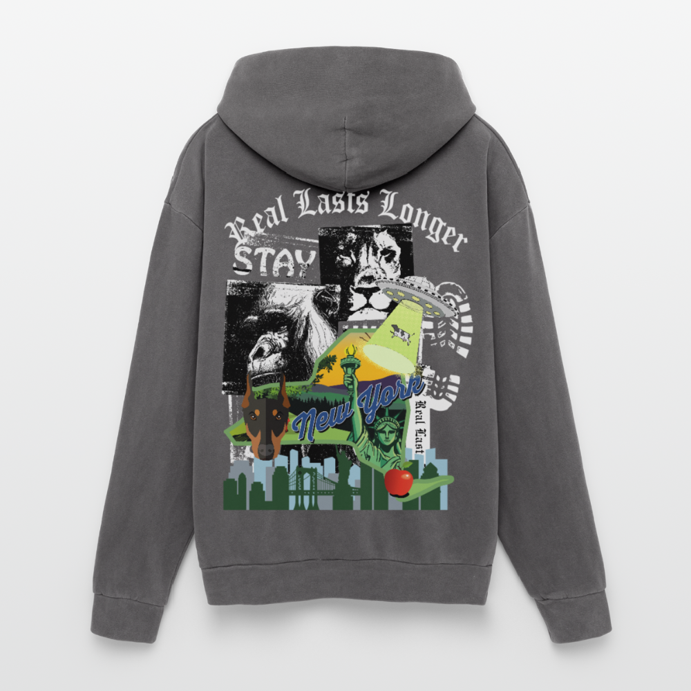 Heavyweight Concrete Liberty Hoodie - graphite gray