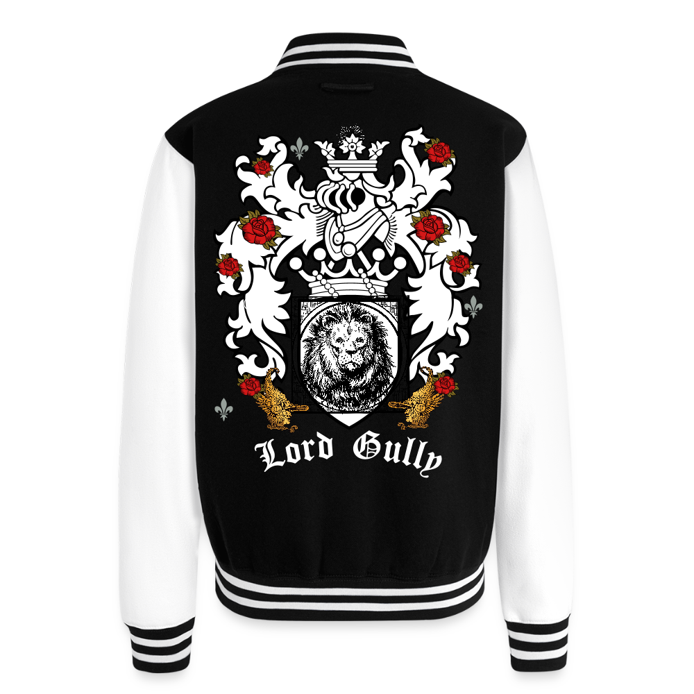 Lord Gully Varsity Jacket - black/white