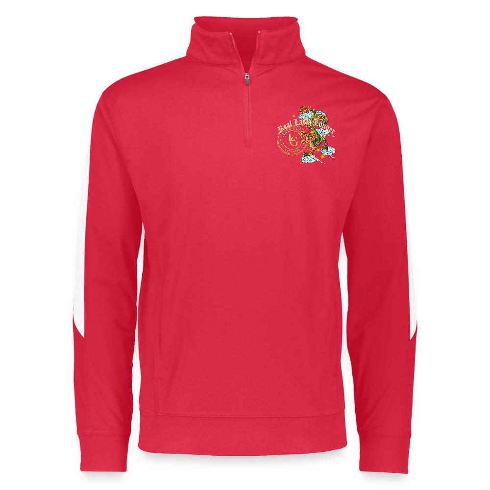 Cosmic Dynasty Quarter Zip - red/white