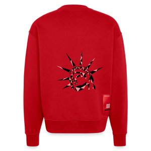 Heavyweight Organic Crew Neck - red