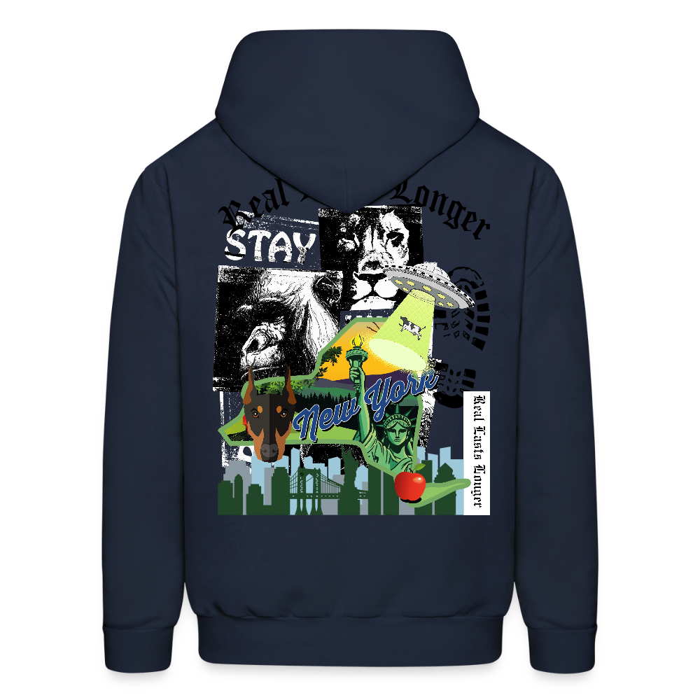 Concrete Liberty Hoodie - navy