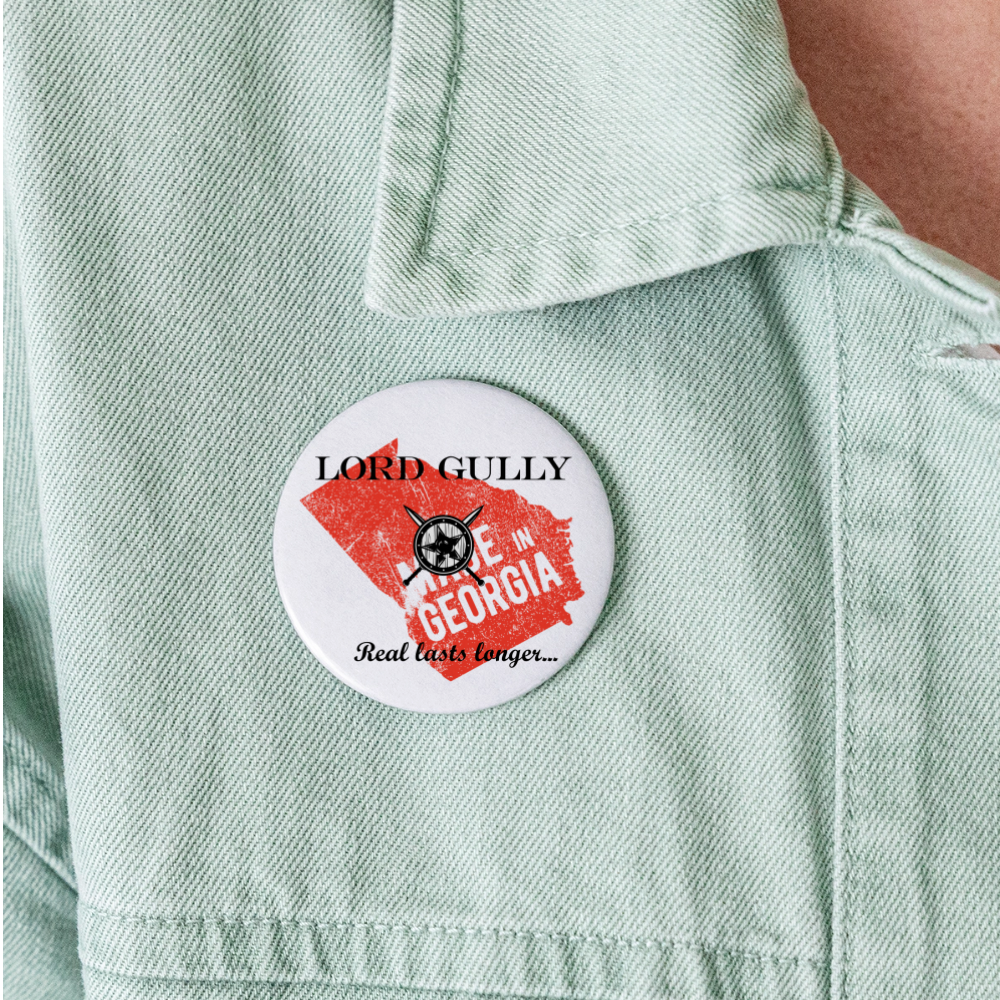 Lord Gully Button 2.2'' - white