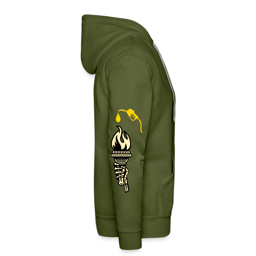 Wings Premium Hoodie - olive green