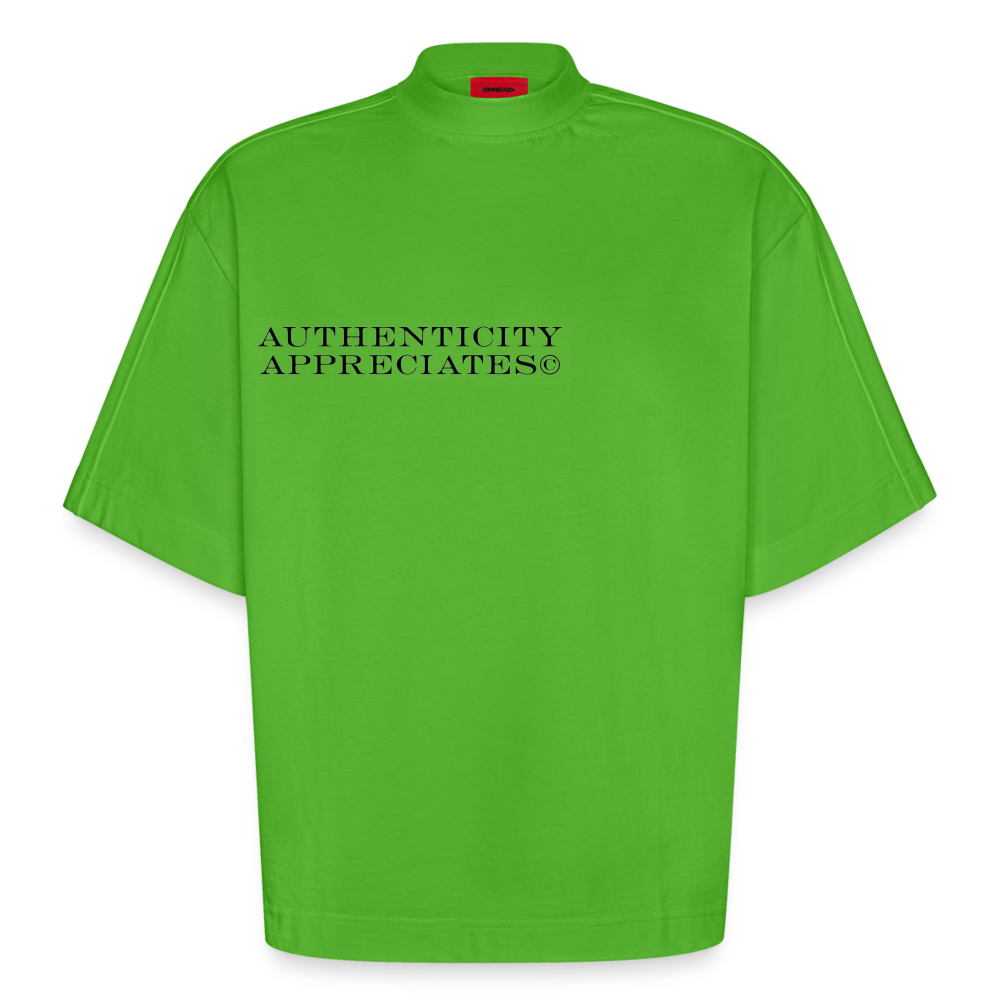 Oversized Boxy T-Shirt - Apple Neon