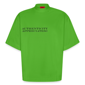 Oversized Boxy T-Shirt - Apple Neon