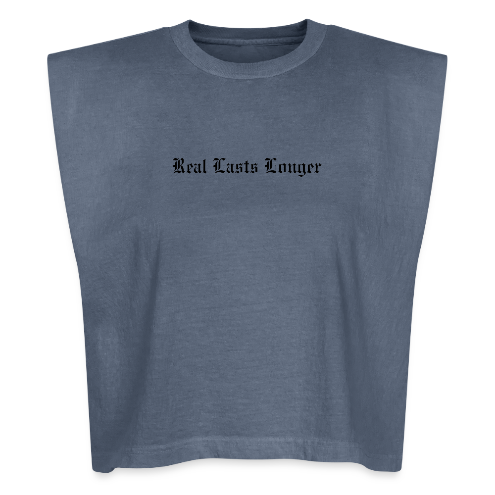 Washed Women´s Muscle Tank Top - faded navy