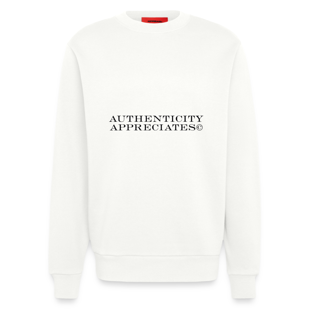 Heavyweight Organic Crew Neck - OFF WHITE