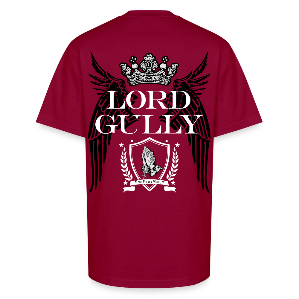 Oversized Authentic T - cardinal