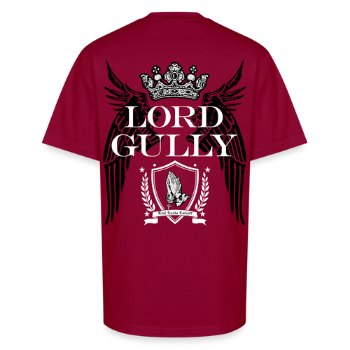 Oversized Authentic T - cardinal