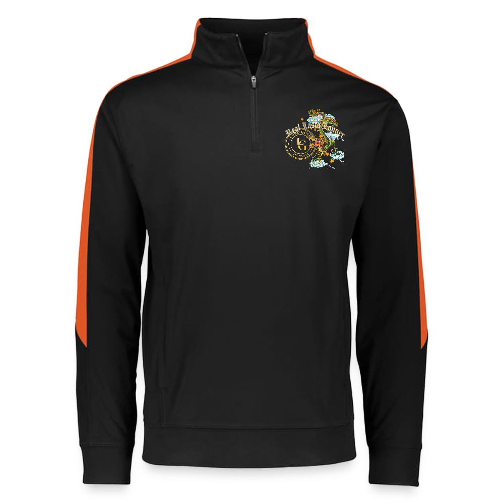 Cosmic Dynasty Quarter Zip - black/orange