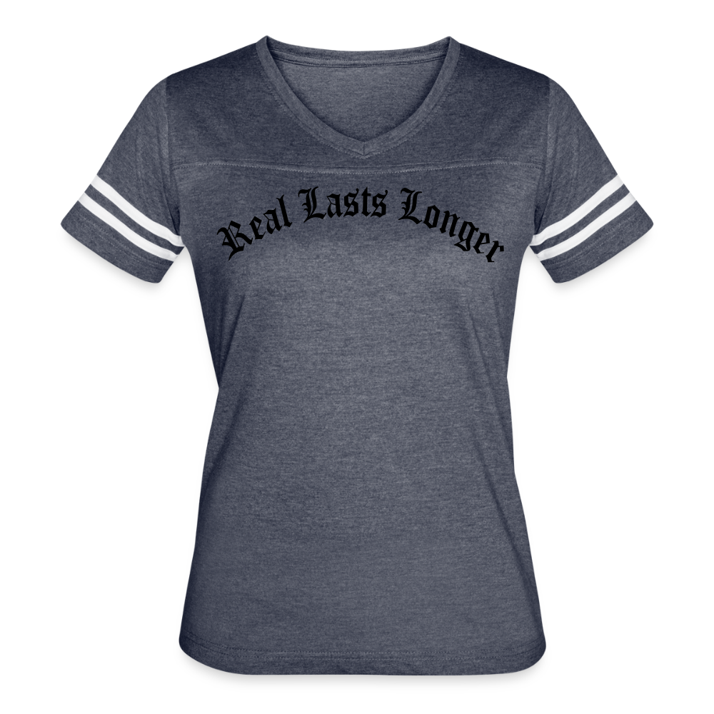Women’s Vintage Sport T-Shirt - vintage navy/white