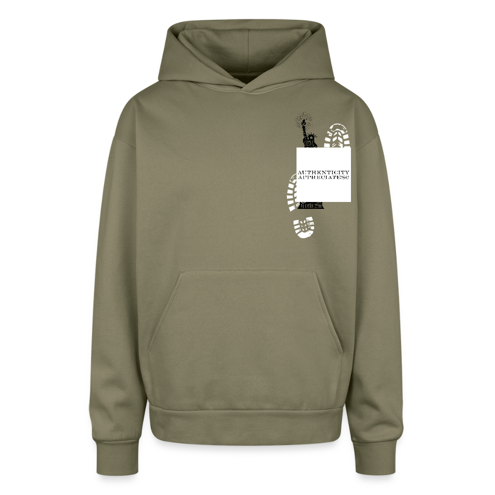 Heavyweight Concrete Liberty Hoodie - olive