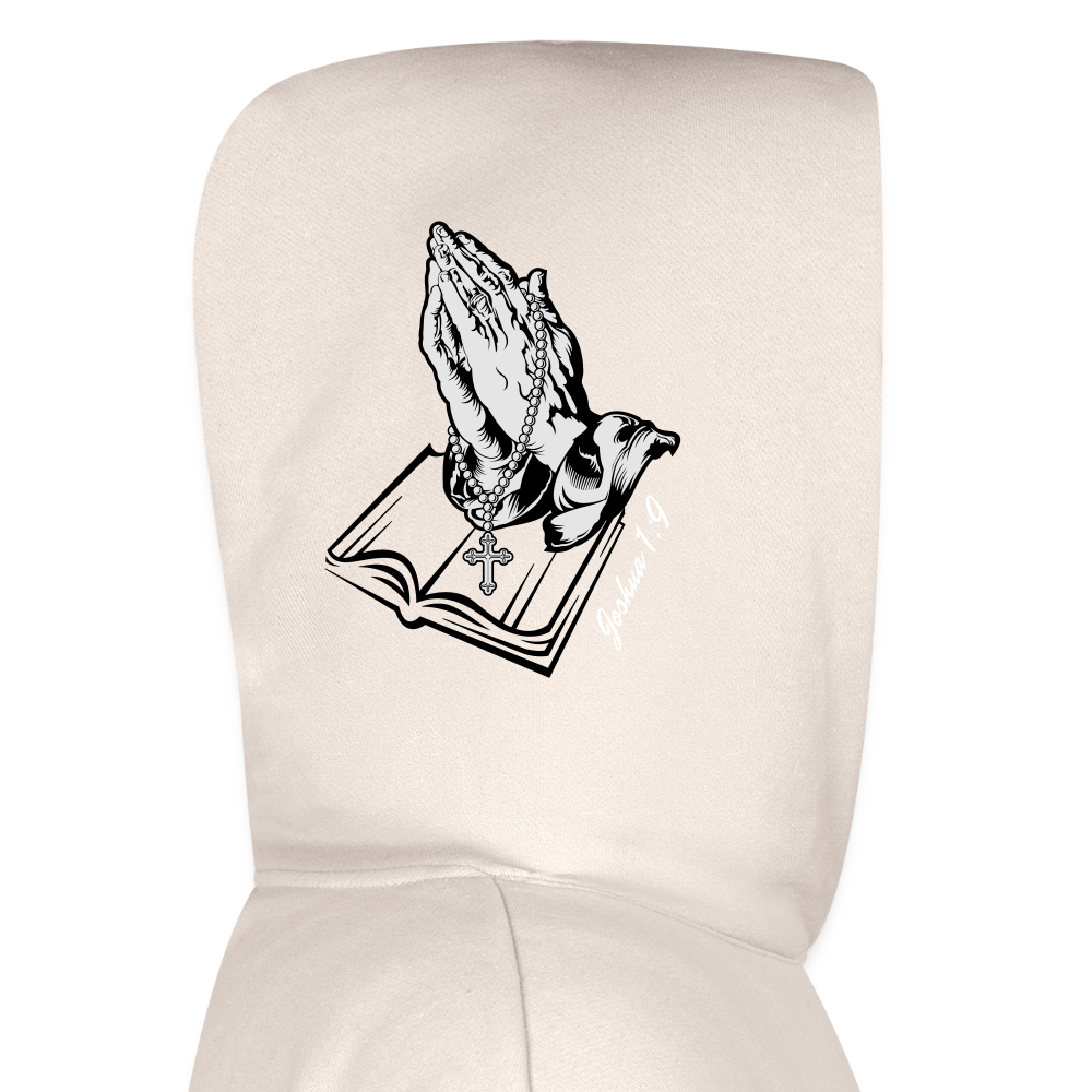 Oversized Joshua 1:9 Sweatshirt - Sand