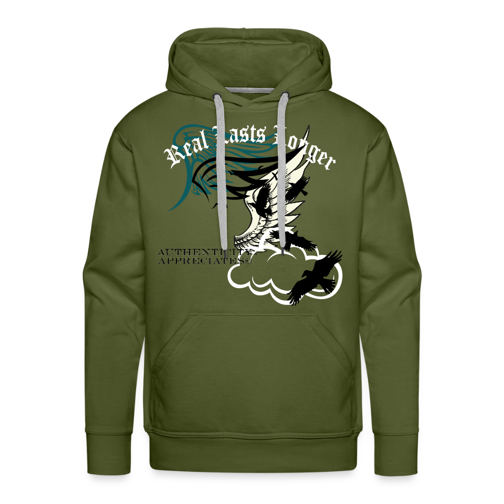 Wings Premium Hoodie - olive green