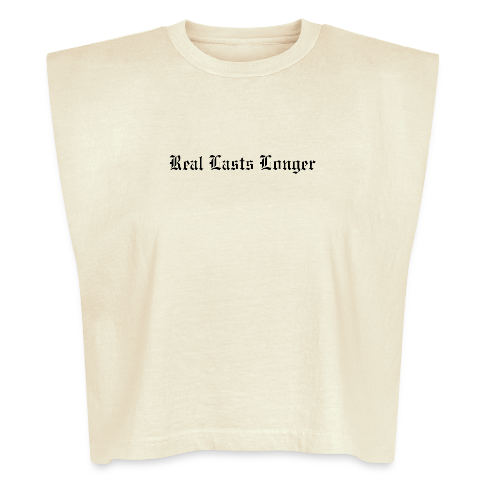 Washed Women´s Muscle Tank Top - faded cream