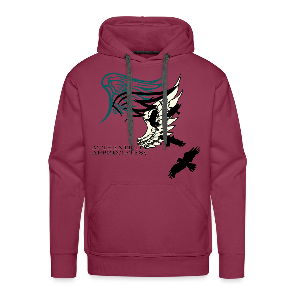 Wings Premium Hoodie - burgundy