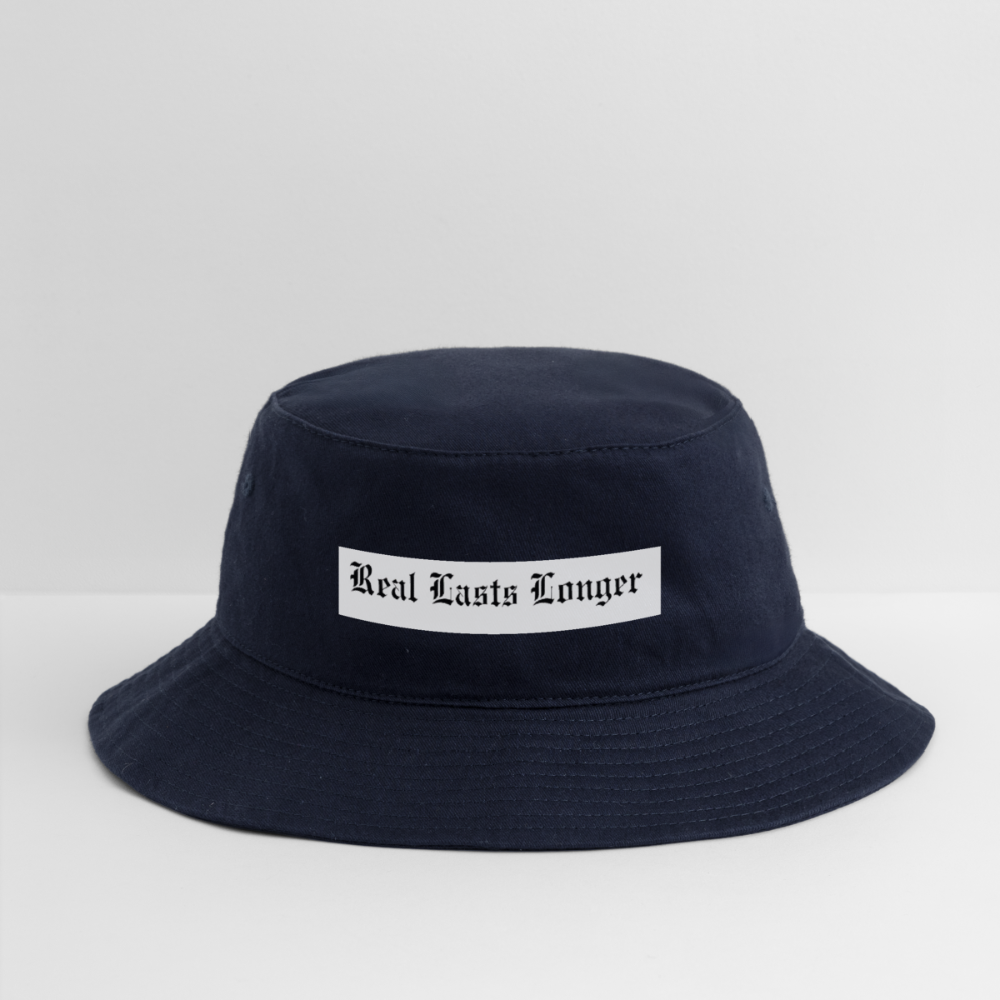 Real Lasts Bucket Hat - navy