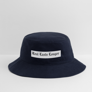 Real Lasts Bucket Hat - navy