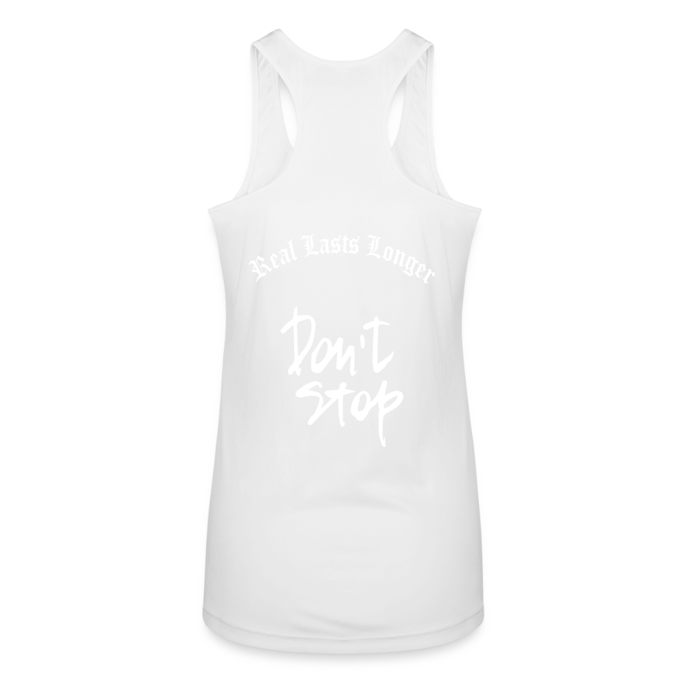 Women’s Performance Racerback Tank Top - white