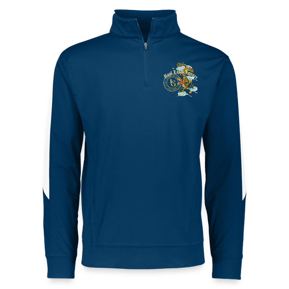Cosmic Dynasty Quarter Zip - navy/white