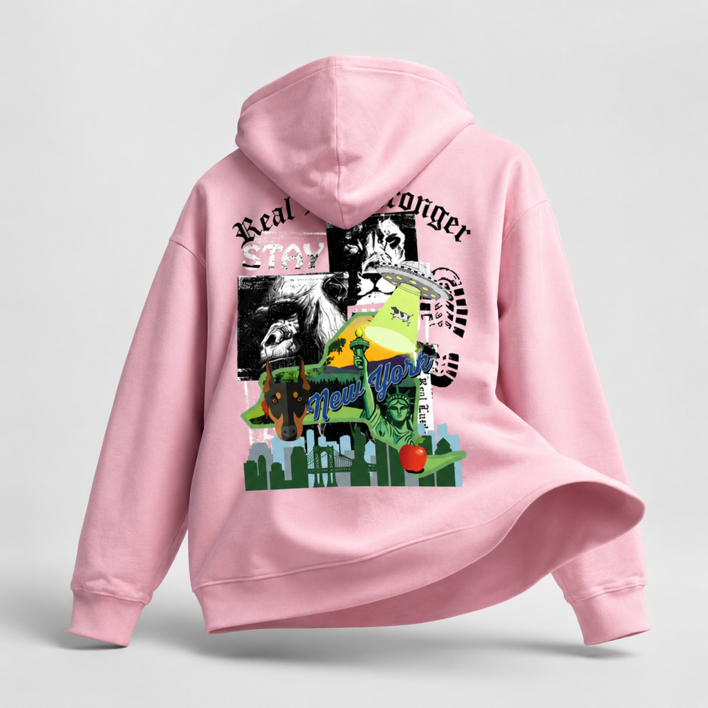 Heavyweight Concrete Liberty Hoodie Deux