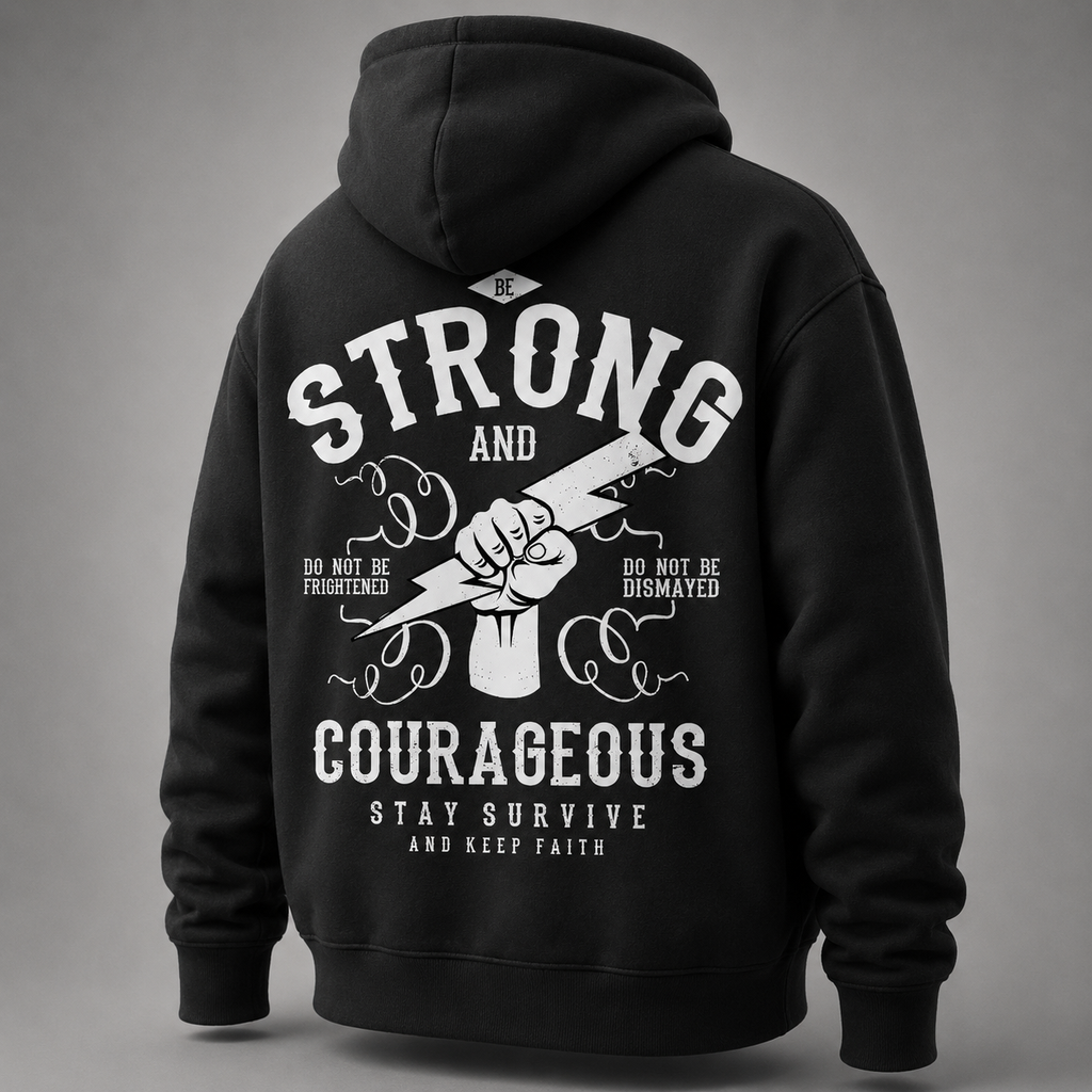 Oversized Joshua 1:9 Sweatshirt