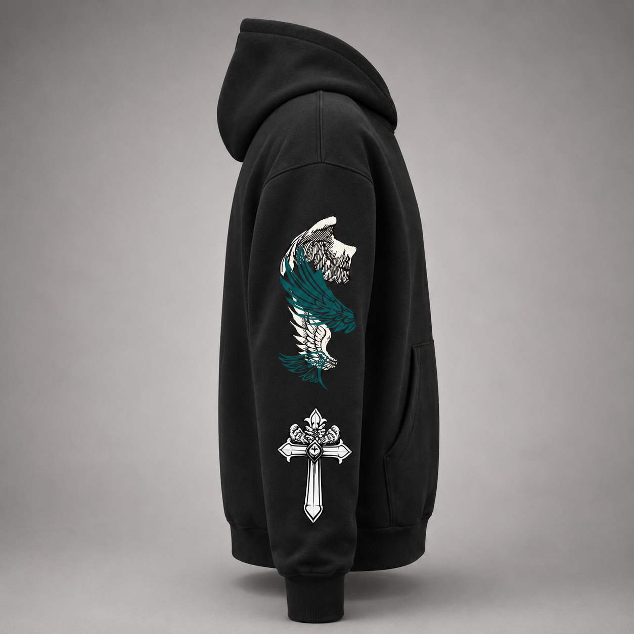Oversized Joshua 1:9 Sweatshirt
