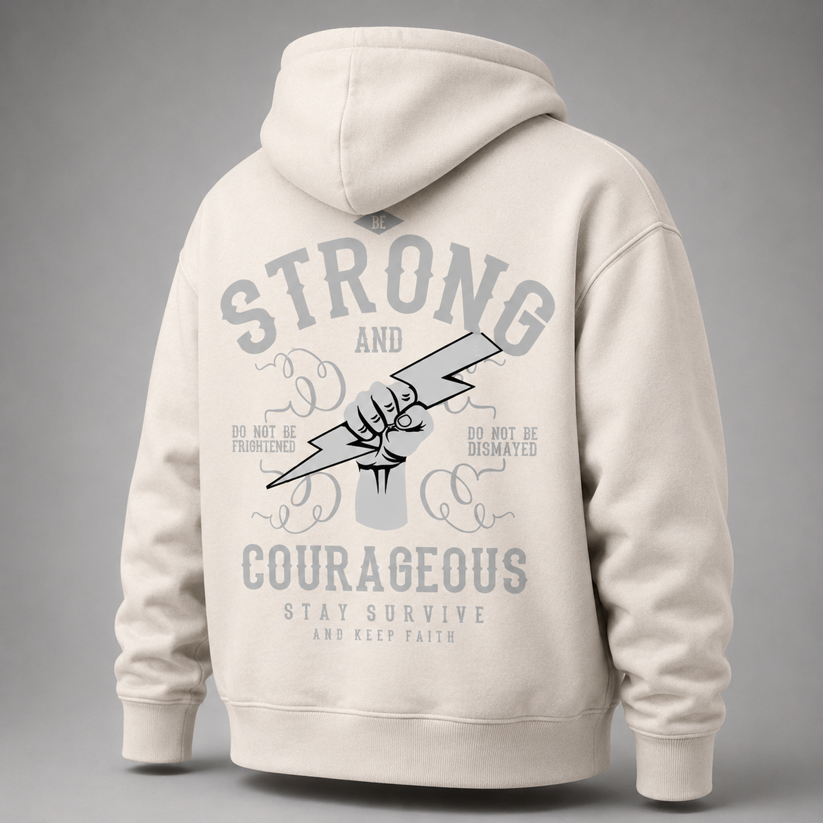 Oversized Joshua 1:9 Sweatshirt