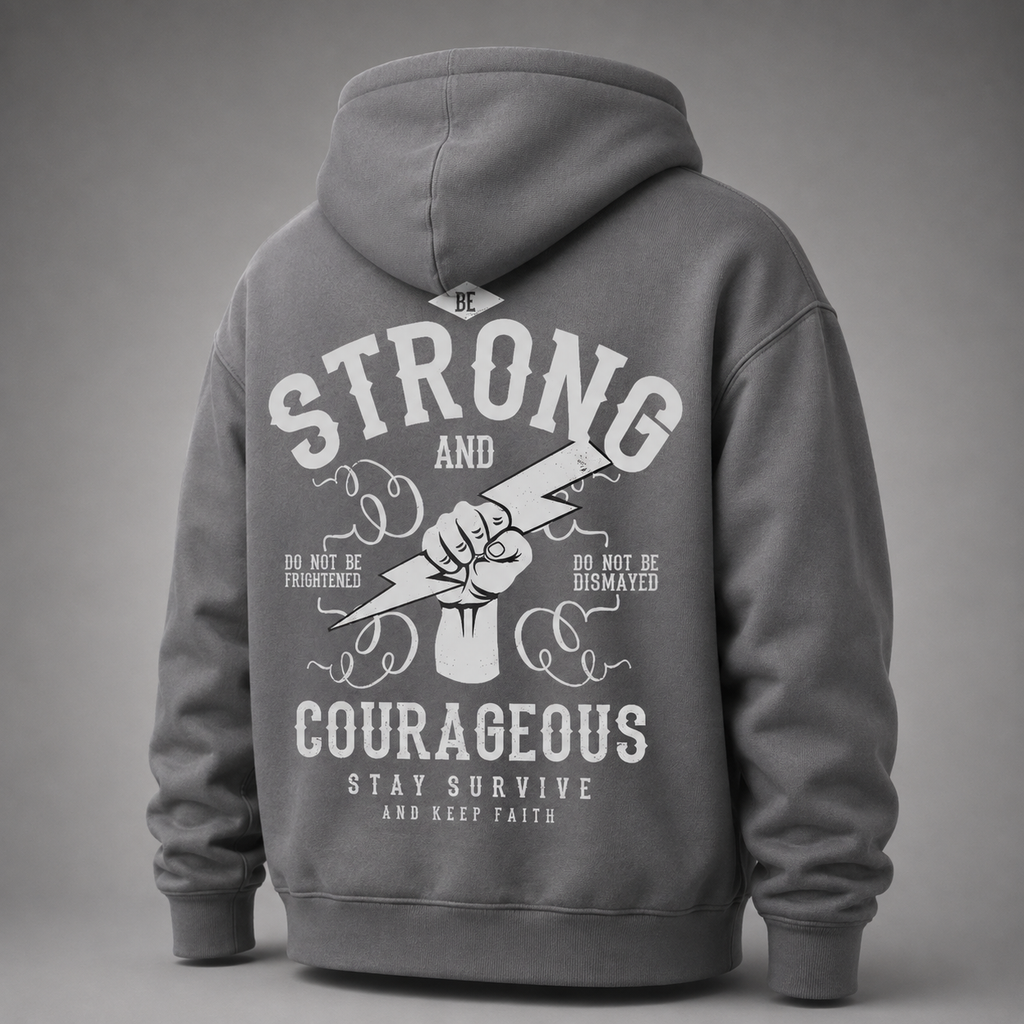 Oversized Joshua 1:9 Sweatshirt