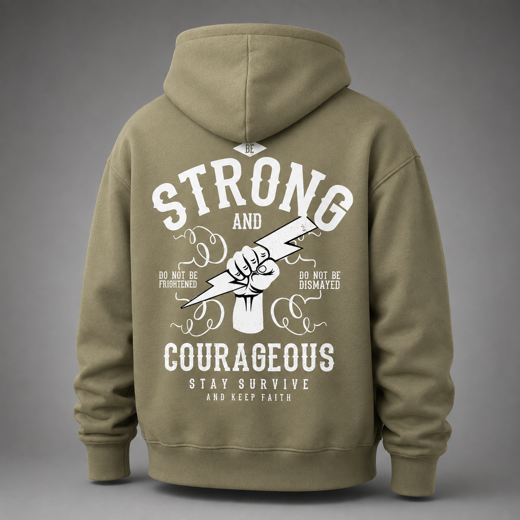 Oversized Joshua 1:9 Sweatshirt