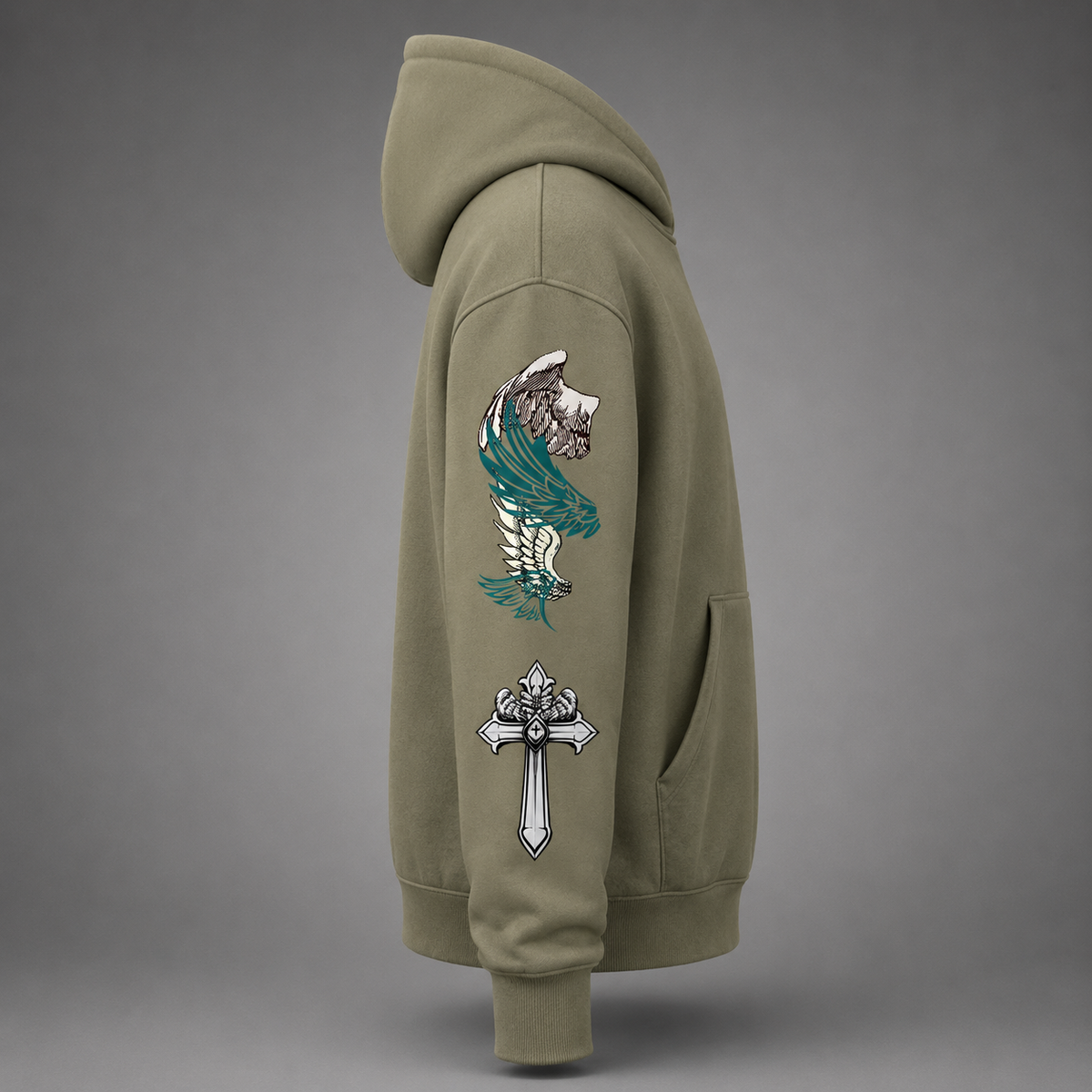 Oversized Joshua 1:9 Sweatshirt